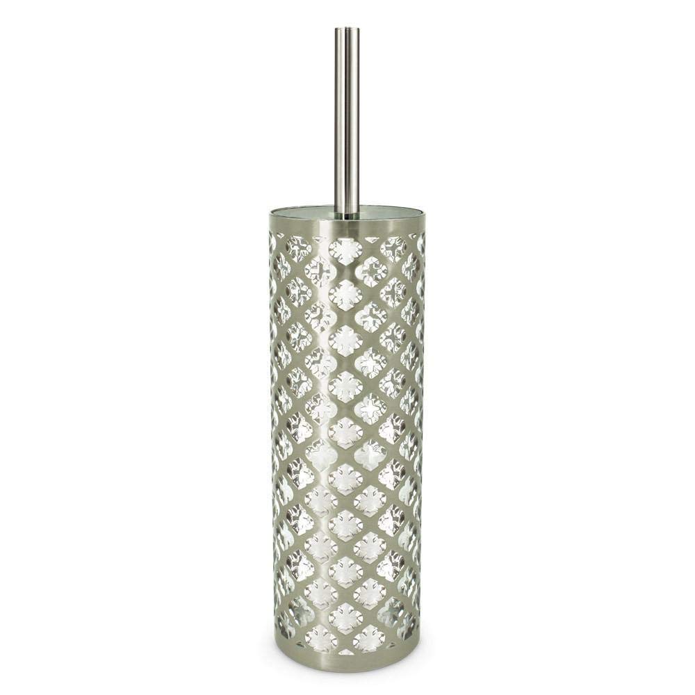 Freelance Toilet Brush & Holder - Silver - FREE SHIPPING -1