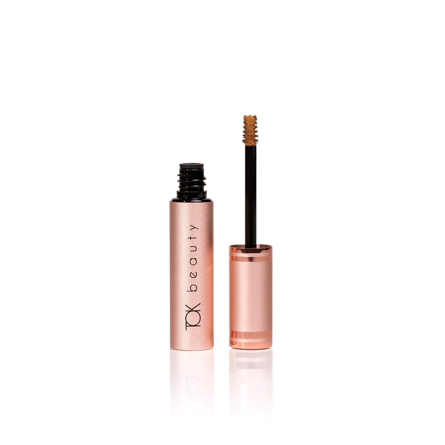 TOK Beauty - Volumizing Brow Gel | Moisturize, Condition + Tint | All-Day Hold, Water-Resistant | Gluten Free, Paraben Free, Cruelty Free, Plant Based, Leaping Bunny Certified (Blonde; 5 ml)