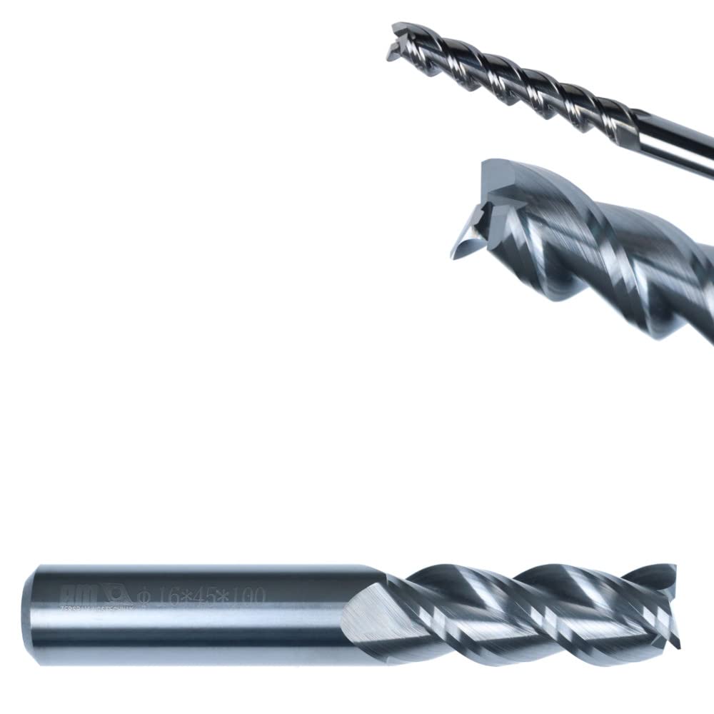 VHM Fräser Schaftfräser Alu & NE Metalle Alufräser - Ø8x 20/60mm SchaftØ 8mm