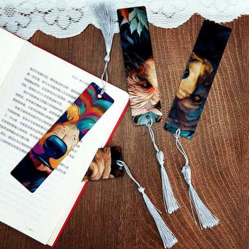 Marque-page ours anti-cornage lot de 6 repères de lecture - 5