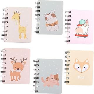 NUOBESTY 18 Pçs Caderno De Bolso Caderno Espiral Caderno De Escritório Mini Blocos De Notas Para Crianças Almofada De Memorando Espiral Cadernos De Enfermagem Caderno Espiral Encadernado