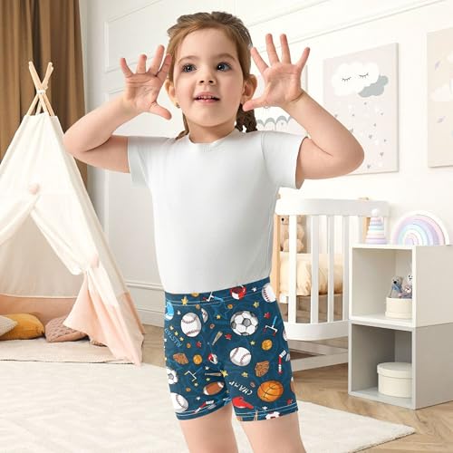 Fisyme Girls Shorts Kids Toddler Girl Bike Cartwheel Under Dress Shorts4