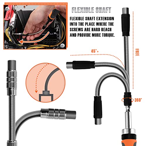 Btec 9902 Ratcheting Screwdriver Set - Btec 68 In 1 Socket Set & Magnetic Screwdriver Bit Set thumb #3