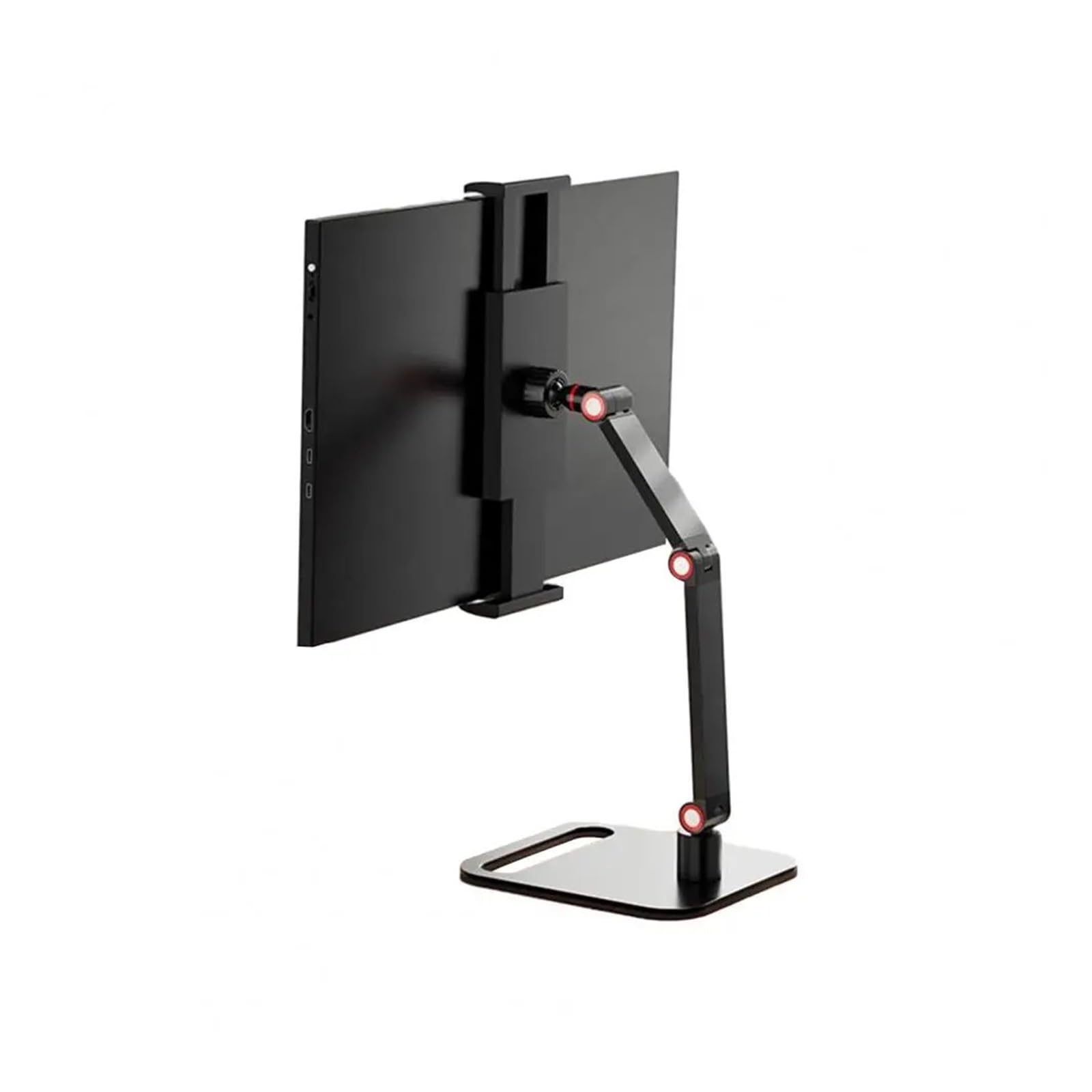 Support de bureau pour moniteur portable en métal pour soulager les cervicales