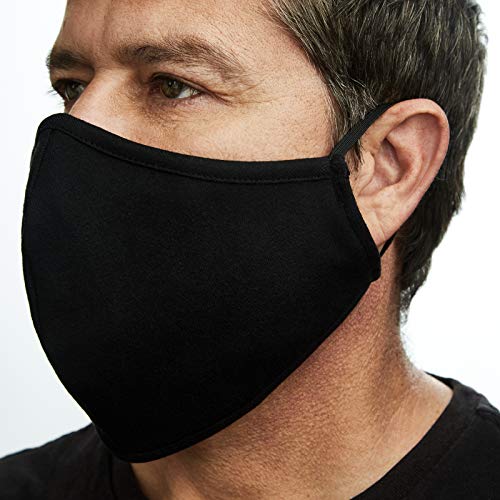 A&J Fashion Reusable Standard Black Public Face Mask