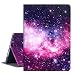 Vimorco iPad 9.7 2018/2017 Case, iPad Air 2, iPad Air Case, Soft Rubber Back Cover, Protective Leather Case, Adjustable Stand Auto Wake/Sleep Smart Case for Apple ipad 6th 5th Gen (Galaxy)