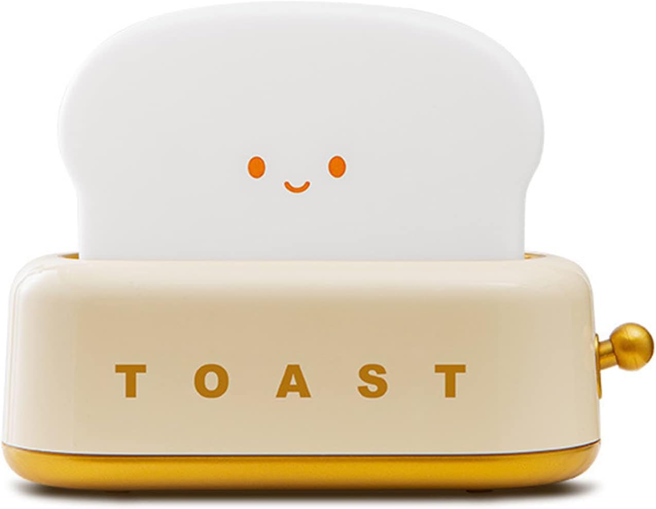 Cute Night Lamp for Kids, USB Rechargeable Creative Toaster Kids Night