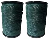 EhuI Portable Electric Fence Poly Tape 575'Length,1.5 inch 40mm Width, 8 Strands of Stainless Steel