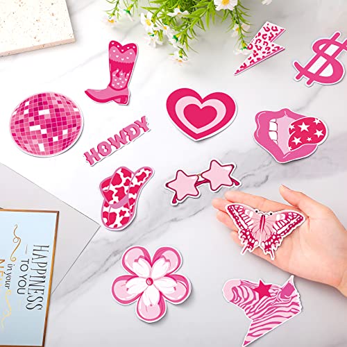 Juego de 16 imanes decorativos rosas para refrigerador miniatura 4