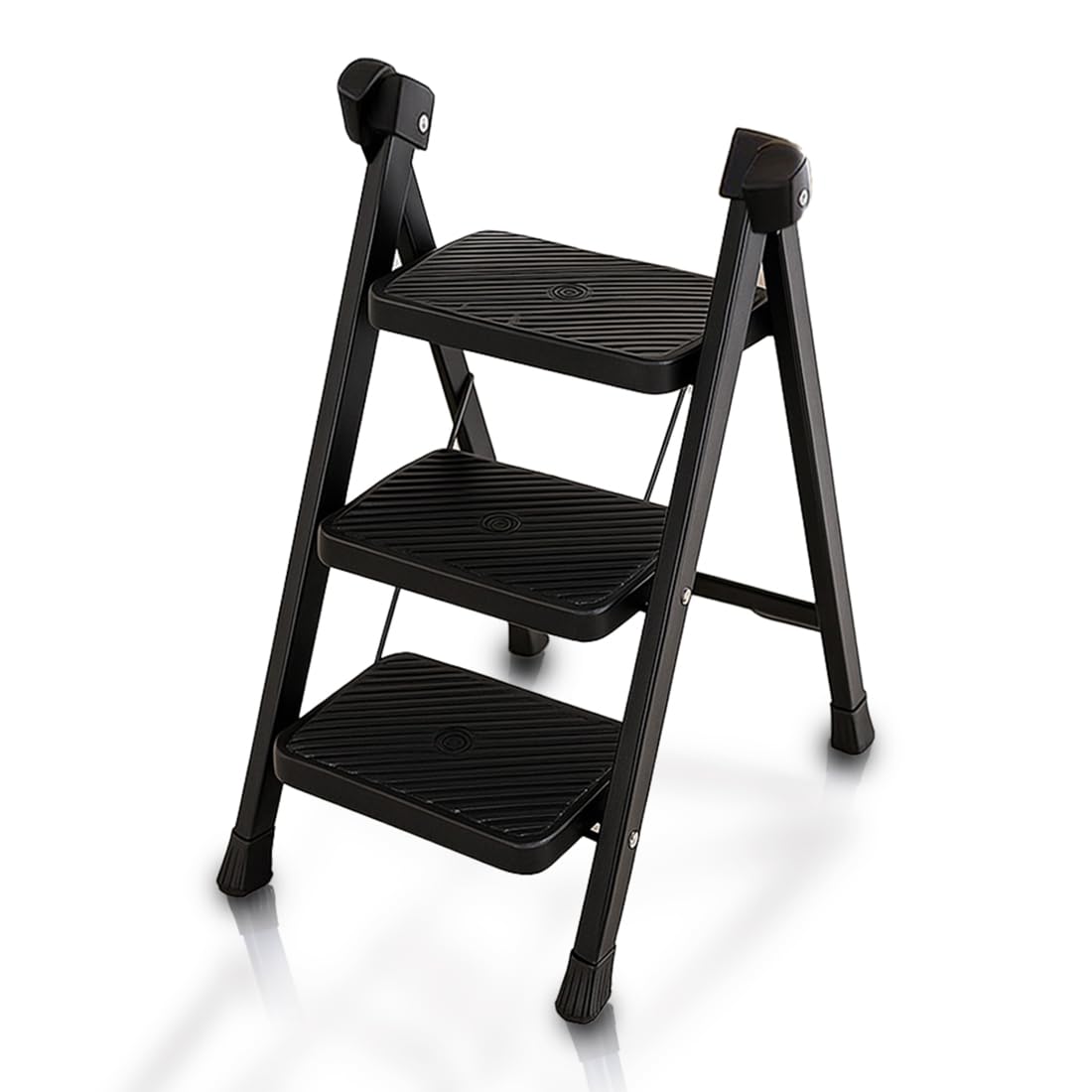 HOUZA Steel Ladder for Home 7 Steps Foldable with Anti-Skid Wide Steps (30cm x 20cm) | 7 Step Ladder for Home Use with D-Shape Rods | Secure Lock | 150 Kg Capacity Folding Ladder | 5 Year Warranty — Amazon image 19