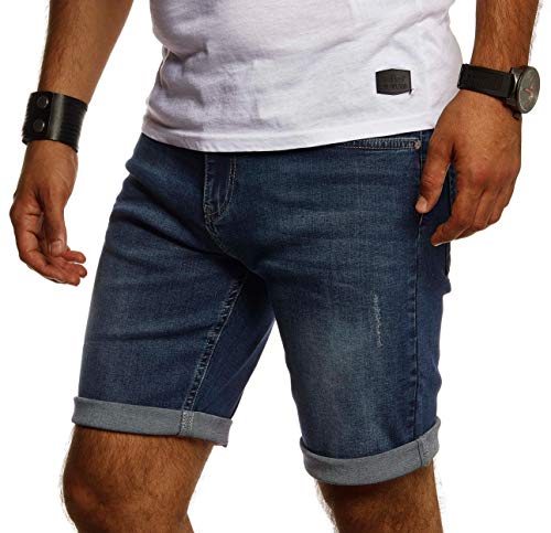 Sommer Slim Fit Basic Kurze Jeanshose 
