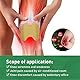 Pain Relief Patch Knie, Ksndurn Pain Relief Patch 40 Stück - Schmerzpflaster für Knie Schmerzpflaster Knie Wermutpflaster zur Schmerzlinderung