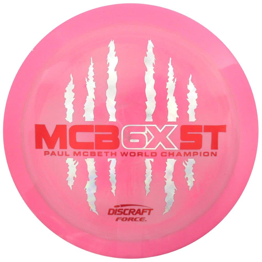 Discraft Limited Edition Paul McBeth 6X Commemorative McBeast Stamp ESP Force Distance Driver Golf Disc - Colors Will Vary