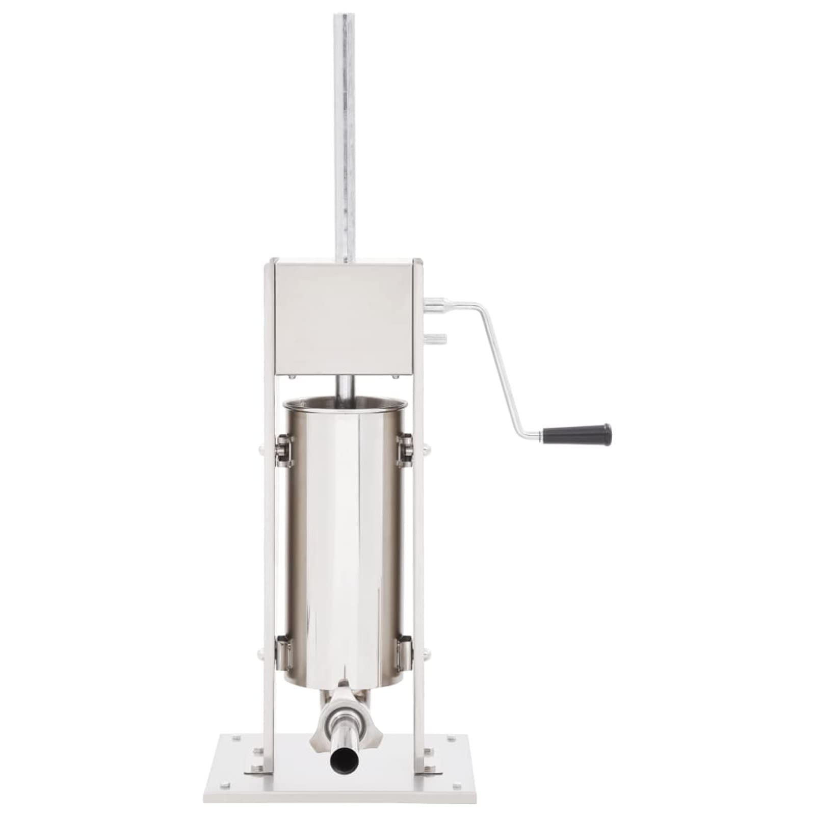BaraSh Embutidora Manual de Acero Inoxidable Plateado 5 L Churreras Acero Inoxidable