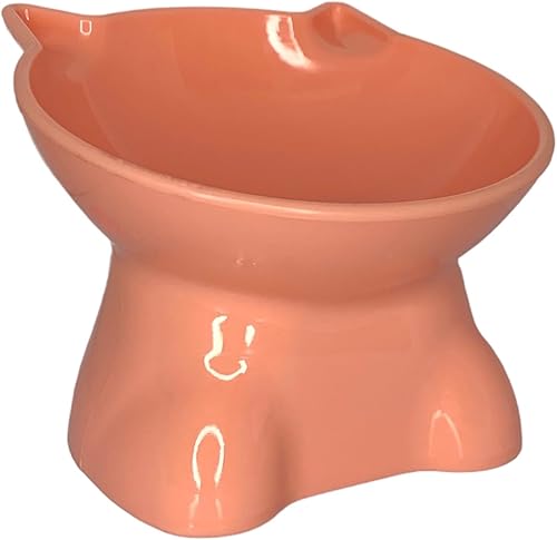 Miniatura 3 de Cuencos elevados inclinados para gatos, cuenco de comida antivómitos para gatos, cuencos elevados de comida para gatos, plástico como cuenco elevado