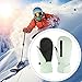 Yiju Winter Ski Mittens Snow Mitts Comfortable Windproof Keep Weather Snowboarding Gloves for Skiing Skating Outdoor, Green