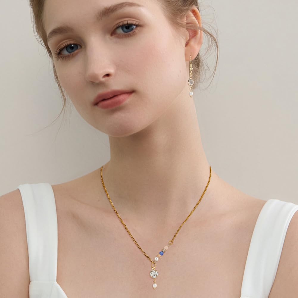 SUPERFINDINGS 32 PEZZI 4 Stili Strass Connettori Charms Zirconia Link Charm Cristallo Ciondolo Strass Connettore Per Collana Bracciale Orecchini