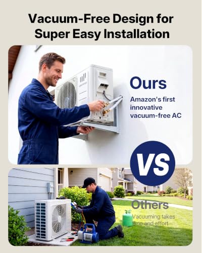 Image of Upstreman 12,000 BTU DIY Mini Split AC & Heat Pump 230V, No Vacuum Required