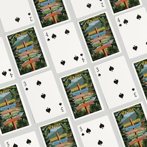 Lantern Press Cartas de Poker, 52 naipes, caja miniatura 4