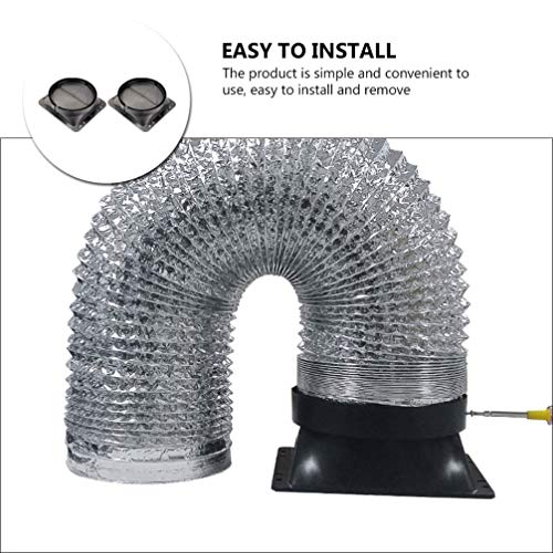 Lurrose 2 Pcs Exaustores de Cozinha De Plástico Válvula Anti Odor de Cozinha Gama Pipe Anti Cheiro d