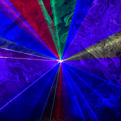 Image of Professional RGB Laser Party Lights,Sound Activated DJ Disco Light,DMX512 Remote Control Scanner Beam Effect Lazer Projector Lighting for Show KTV Bar Club School Dances Corporate Event Mobile DJs | Sound Activated, DMX512 Remote Control, Scanner Beam Effect, For DJ Disco Show KTV Bar Club School Dances Corporate Event