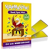 SLAPMASTER! - Cool Reading Games for Kids - Helps Learn Reading Fast & Sharpen Spelling Skills - Fun Educational Sight Games for Family Game Night, School, Classroom. Great Gifts, 2-5 Players, Ages 6+