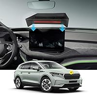 CDEFG Kompatibel mit Skoda Enyaq iV 2021 2022 2023 2024 2025 Mittelkonsole Organizer Aufbewahrungsbox Handschuhfach Aufbewahrung Auto Center Console Tray Enyaq iV 80 Zubehör (Instrumententafel)