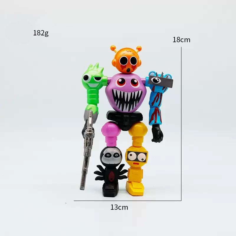 Amazon.co.jp: スプランキー フィギュア セット 組み合わせ 変形 合体