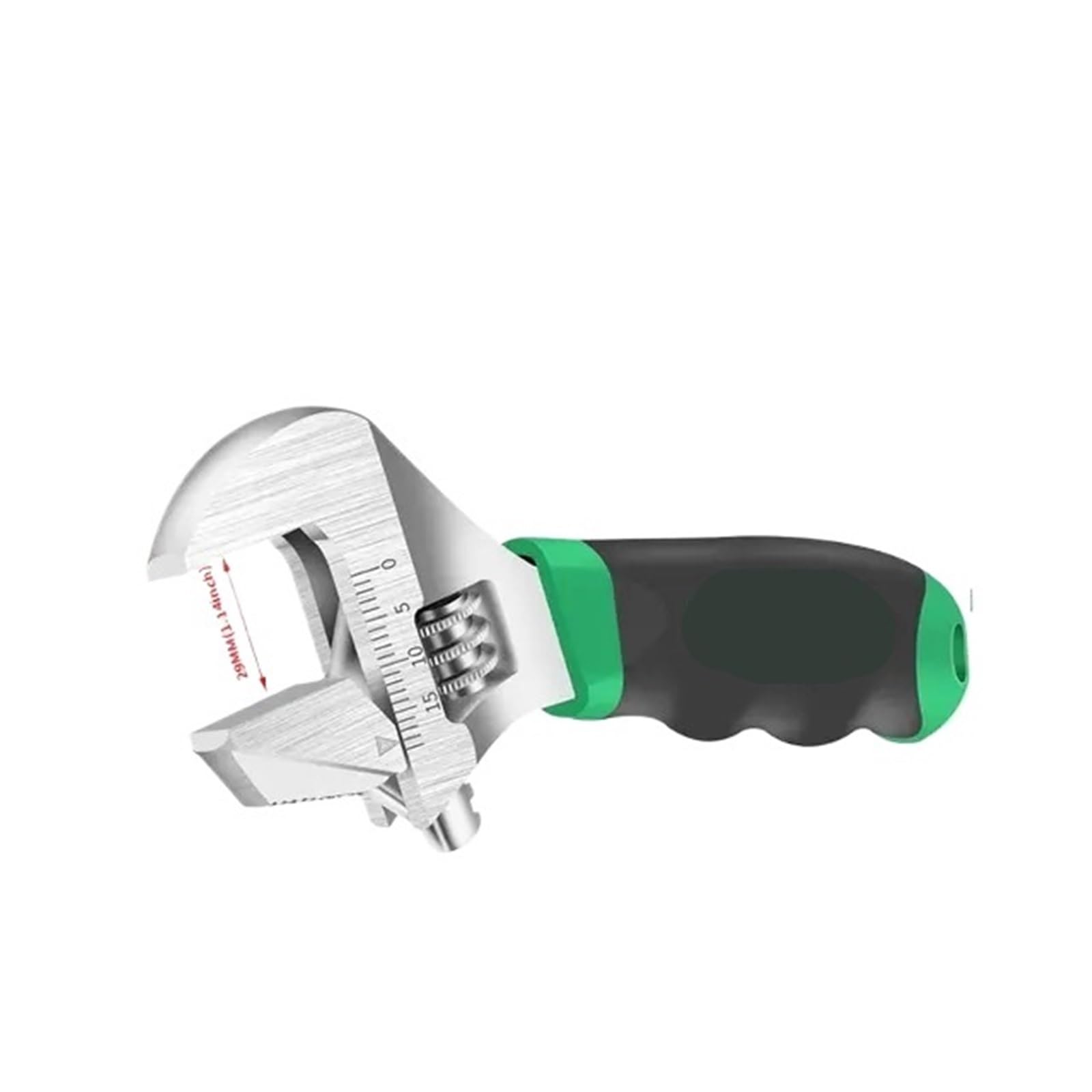 LUYSGBXR Adjustable Wrench 6inch/8inch Adjustable Wrench Monkey Wrenches Short Handle Spanner Pipe for Air Controller Hand Tools(6 inch)