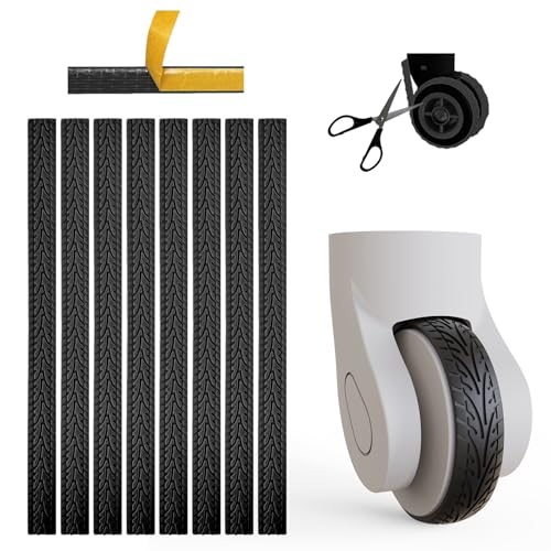 8pcs Luggage Wheels Covers, Suitcase Wheel Covers, Luggage Wheel Protector, Waterproof, Noise Reducing Protectors for Carry-Ons, Universal Fit, Essential Travel Accessories, Black P