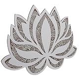 Outanaya LED Wandleuchte Lotus Form LED Nachtlicht Dekorative Ambient Lampe Warmweiß Installieren für Wohnzimmer Schlafzimmer Yogastudio
