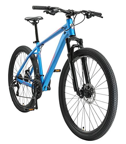 BIKESTAR VTT en Aluminium, Frein à Disque, 21 Vitesses Shimano, 27.5 Pouces | Mountainbike Cadre 18