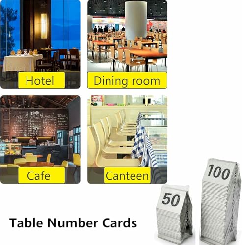 Numéros de table en acier inoxydable durable pour mariages et grands banquets - 7