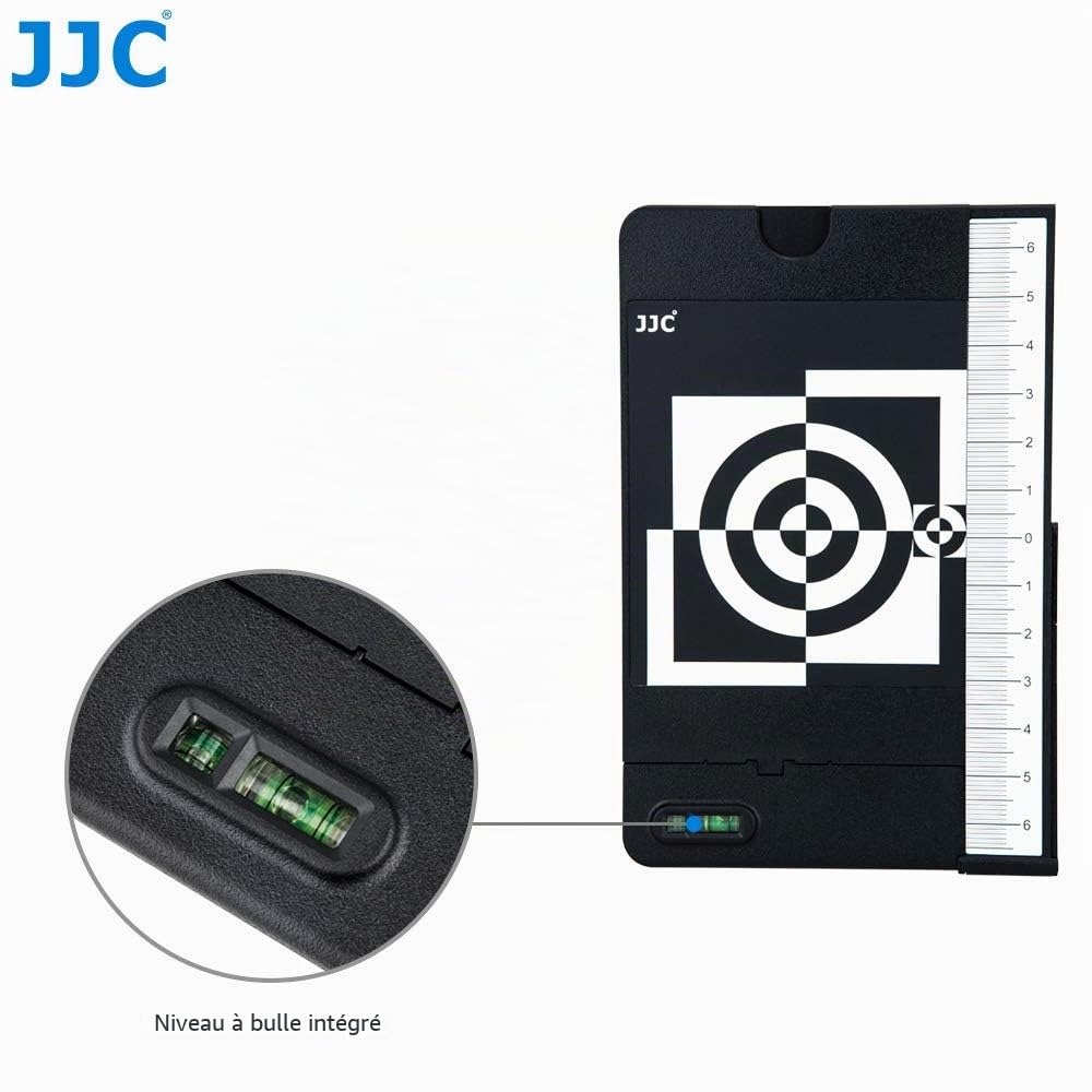 JJC Objectif Focus Étalonnage Tool avec Carte de Balance des Couleurs pour Canon Nikon Sony Pentax Olympus etc. Appareils Photo Professionnels