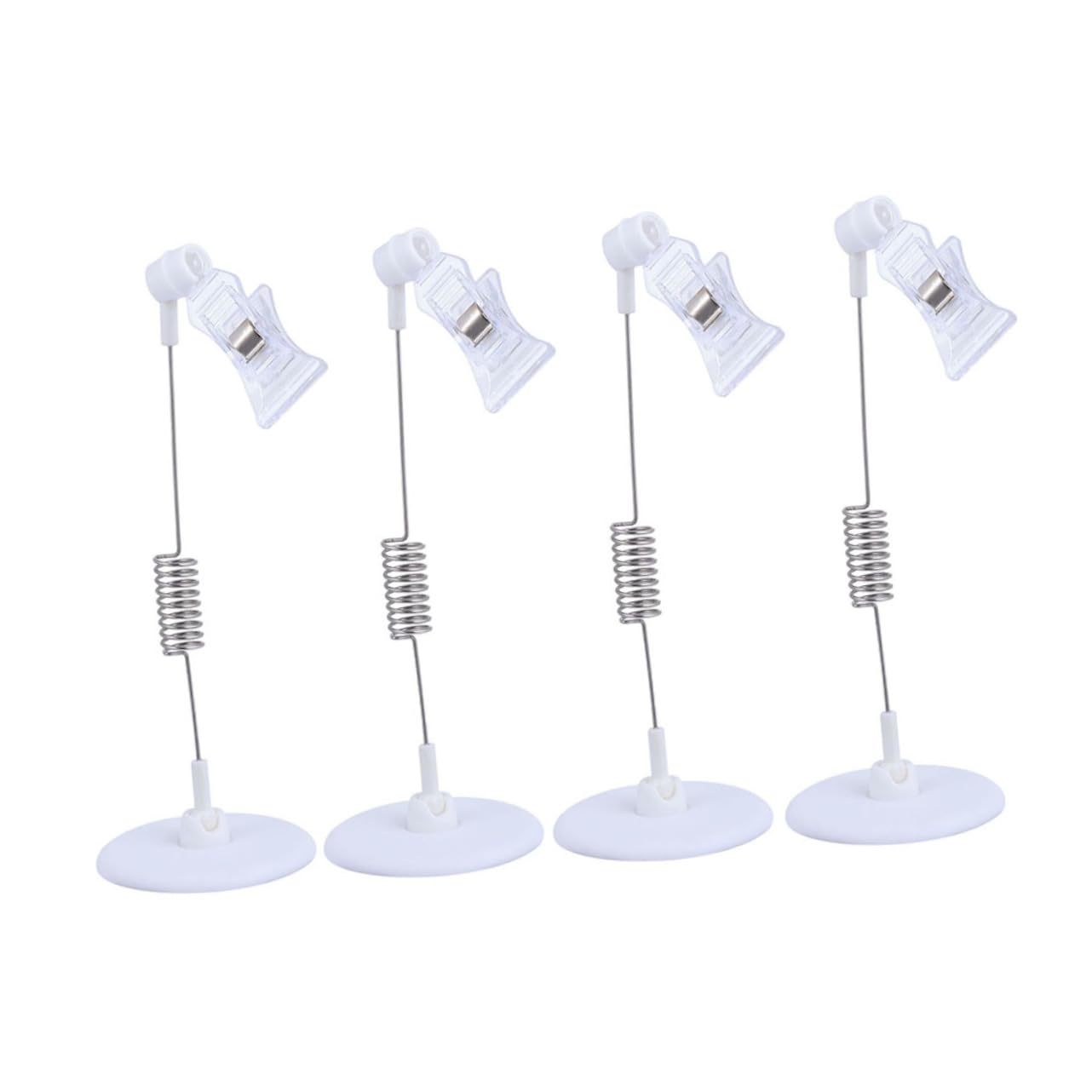 jojofuny 3 Set Porta Etichette Etichetta Espositore Per Adesivi Per Visualizza Stand Basamento Del Clip Del Rack Di Visualizzazione Acciaio Inossidabile Ecc. 5 Pezzi*3