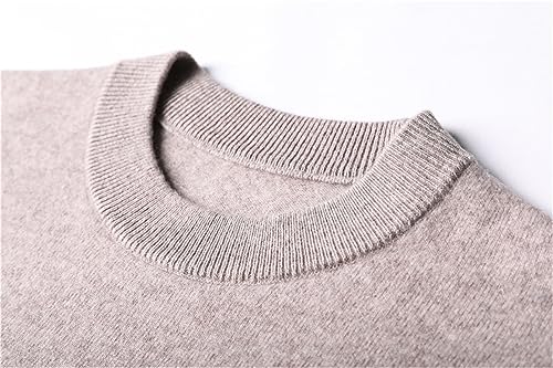 Autumn Winter Merino Wool Sweater Casual Crewneck Pullover Men Cashmere Knitwear Jersey3