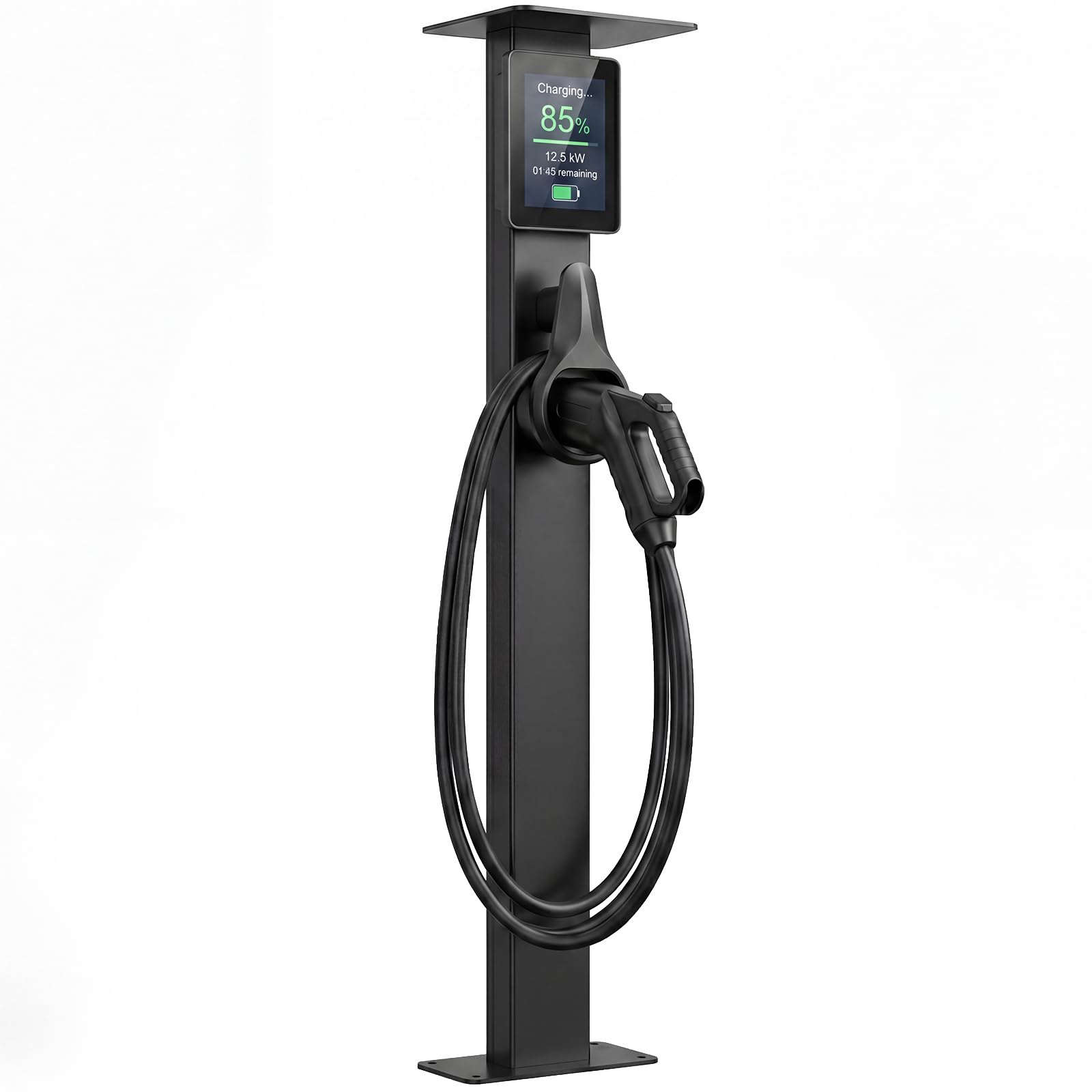 Wallbox Standfuß Wetterfeste Standsäule,EV-Ladesäulenständer,Universeller Wallbox Standfuß Standsäule wallbox wetterschutzdach für e-auto-ladestation,für Wallbox Ladestationen für Elektroautos