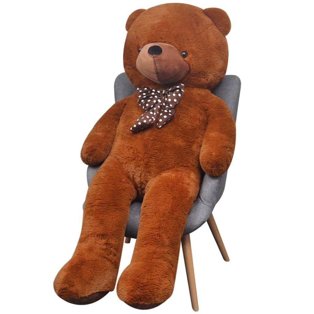 Miękki pluszowy miś XXL, brązowy, 85 cm, pluszak, przytulanka, przytulanka do pokoju dziecięcego, łóżka, sofy i podróży, do przytulania, zabawy i przytulania