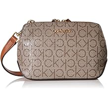 Calvin Klein Womens Lucy Triple Compartment Crossbody
