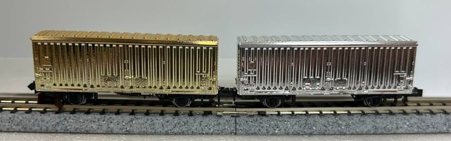 Amazon.co.jp: KATO 29-760 金の貨車銀の貨車セット(2両) : おもちゃ