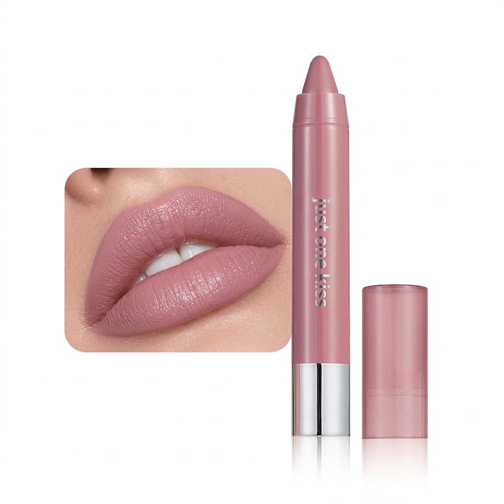 Pink Mauve Hydrating Cream Lipstick Lip Crayon for Women, Mo...