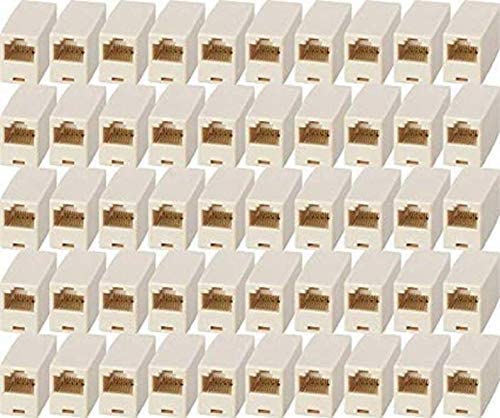 WETEK (Pack of 50 RJ45 Cat5e Straight Network Cable Ethernet LAN Coupler Joiner Female to Female Connector (Brown) (B0BW6FND8L) Amazon Price History, Amazon Price Tracker