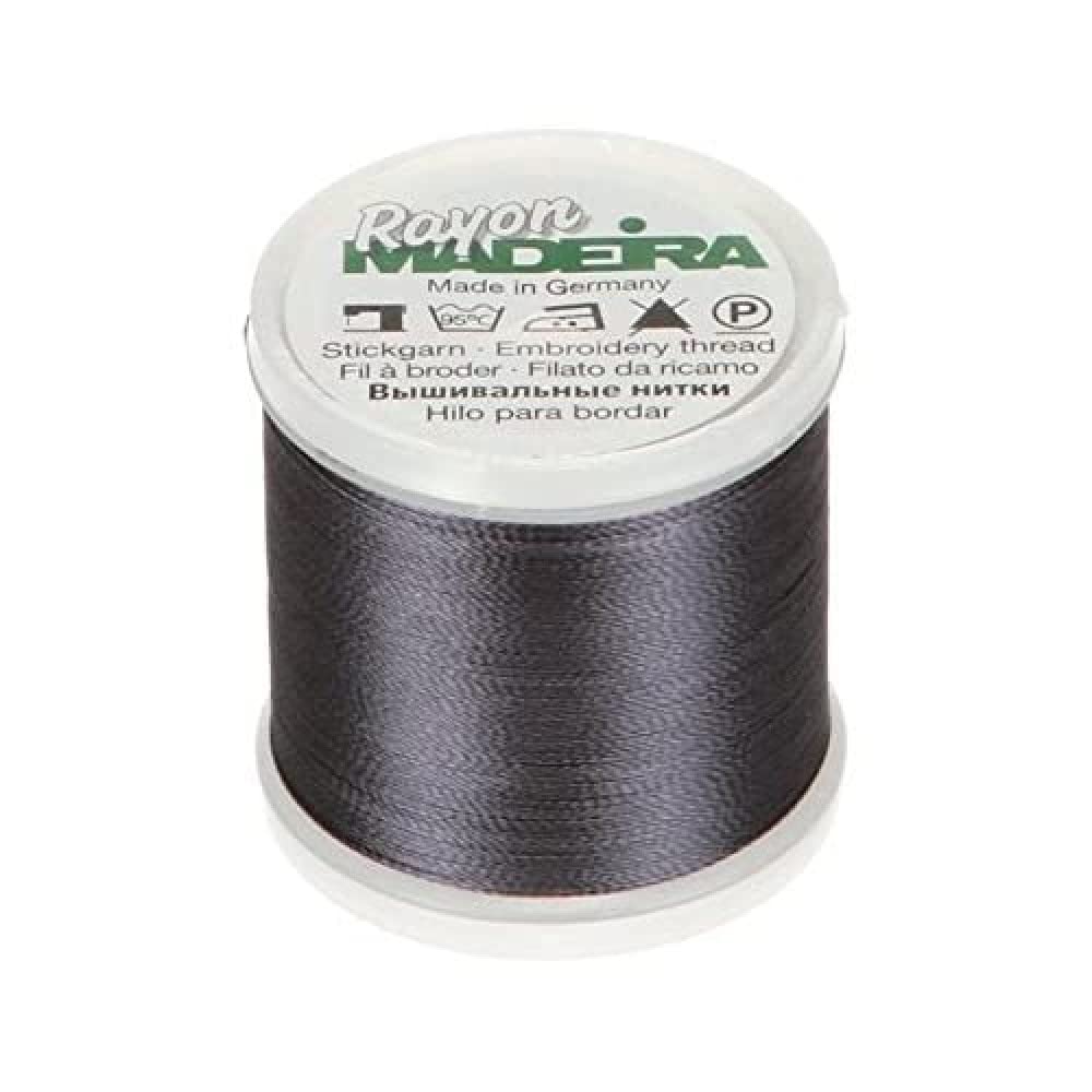Tacony Corporation Gunmetalgr-Madeira Rayon Thread, Acrylic, Multicolour, 2.79x2.79x3.3 cm