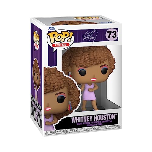 Funko POP! Icons: Whitney Houston, I Wanna Dance With Somebody, Collectable Vinyl Figure, Gift Idea, Official Merchandise