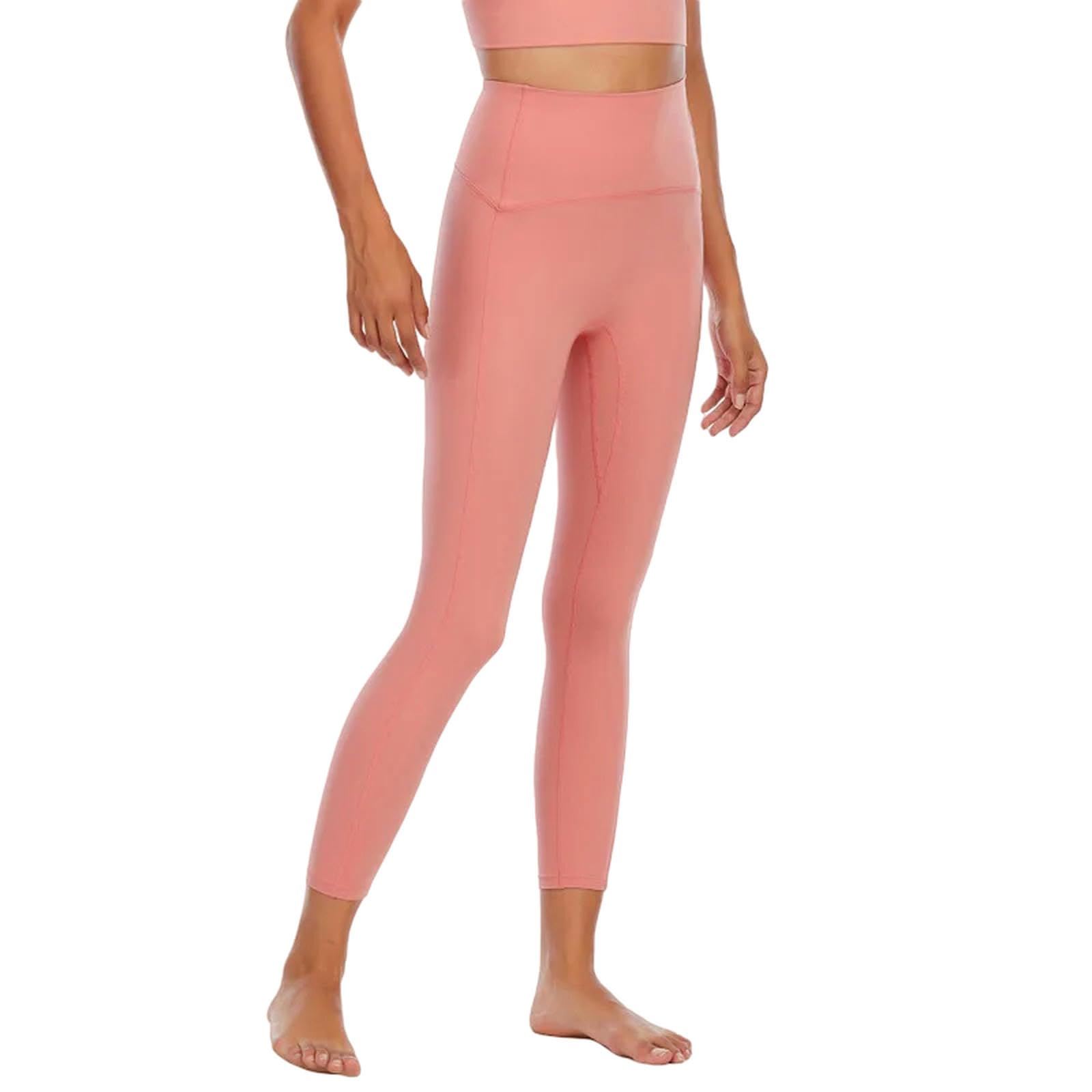 Legginsy dla kobiet z Wielkiej Brytanii damskie z wysokim stanem brzoskwiniowe obcisłe legginsy do jogi dziewięciopunktowe legginsy fitness ćwiczenia sportowe spodnie