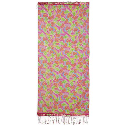 Billieblush - Fouta imprimée avec franges 100% Coton TAILLE UNIQUE