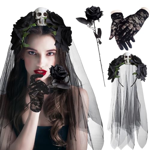 shallyong Schleier Braut, Schwarzer Schleier...