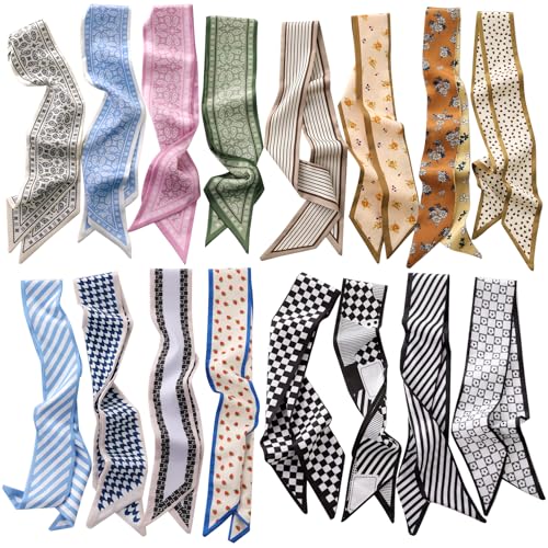 DAZZLEBRITE 16 Pcs Scarves for Women, 35.4