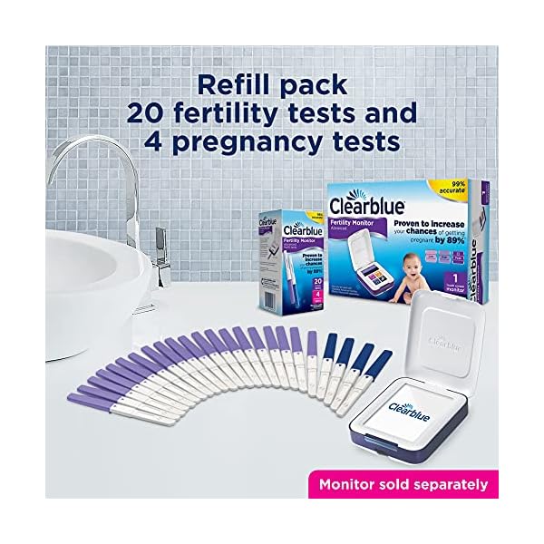 Procter & Gamble Clearblue Advanced Fruchtbarkeit Monitor Tests 20 Fruchtbarkeit Tests und 4 Schwangerschaft Tests – Bild 8