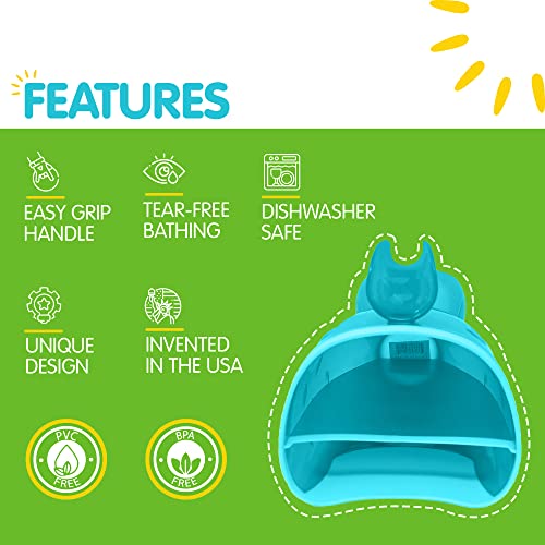 S.C. Products – Copo de enxágue infantil para crianças | Copo de enxágue de bebê sem rasgos e balde